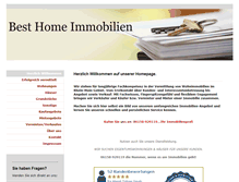 Tablet Screenshot of best-home-immobilien.de